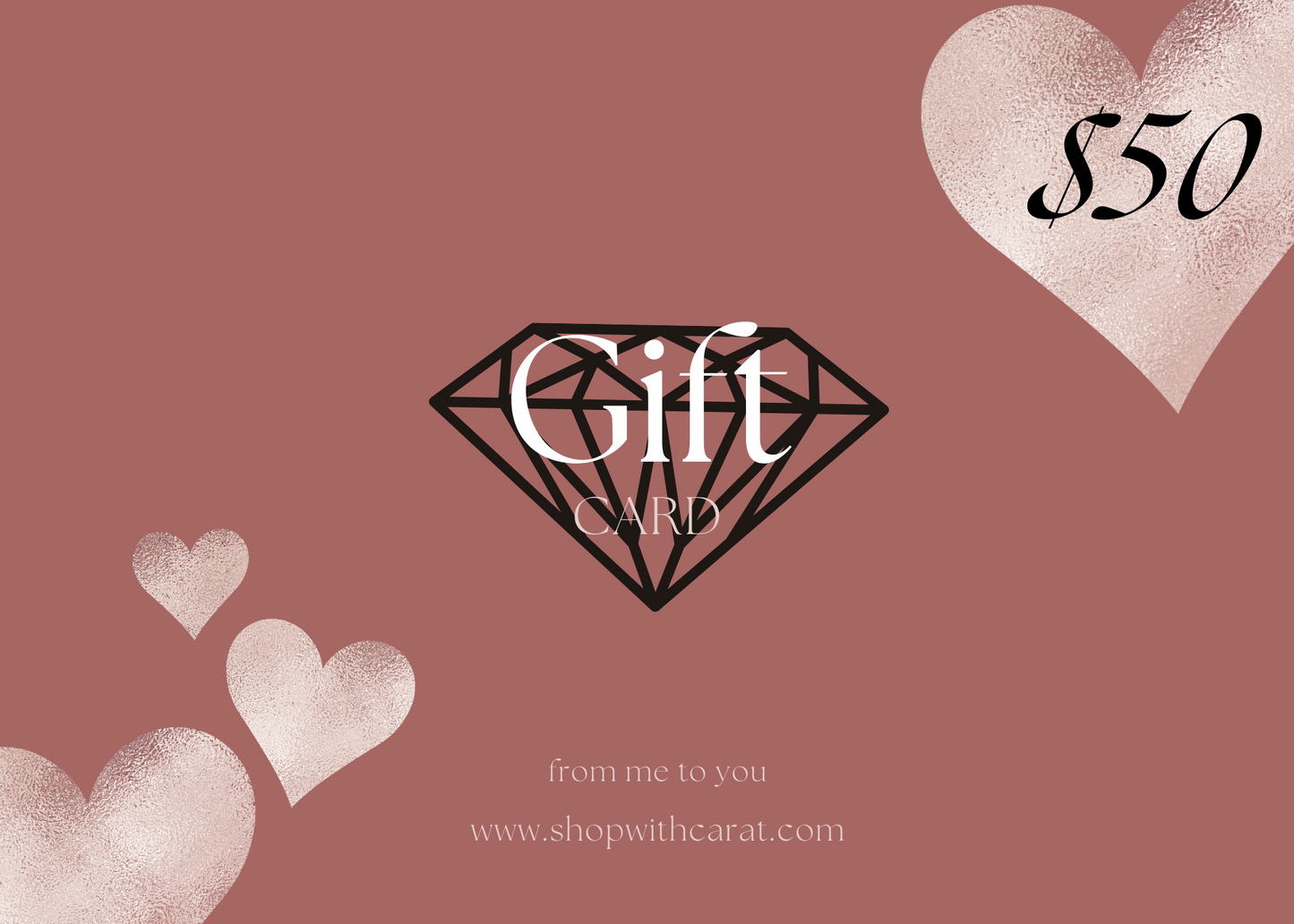 SHOP CARAT - Gift Card