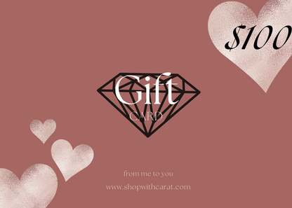 SHOP CARAT - Gift Card