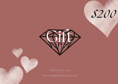 SHOP CARAT - Gift Card